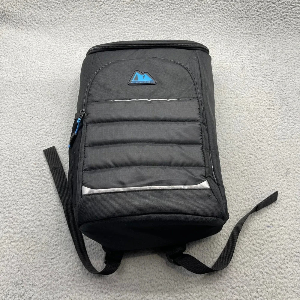 Arctic Zone 10002050 Black Blue Titan Deep Freeze 24 Can Backpack Cooler Bag